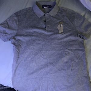 Ralph Lauren Gray Polo Shirt Classic Design